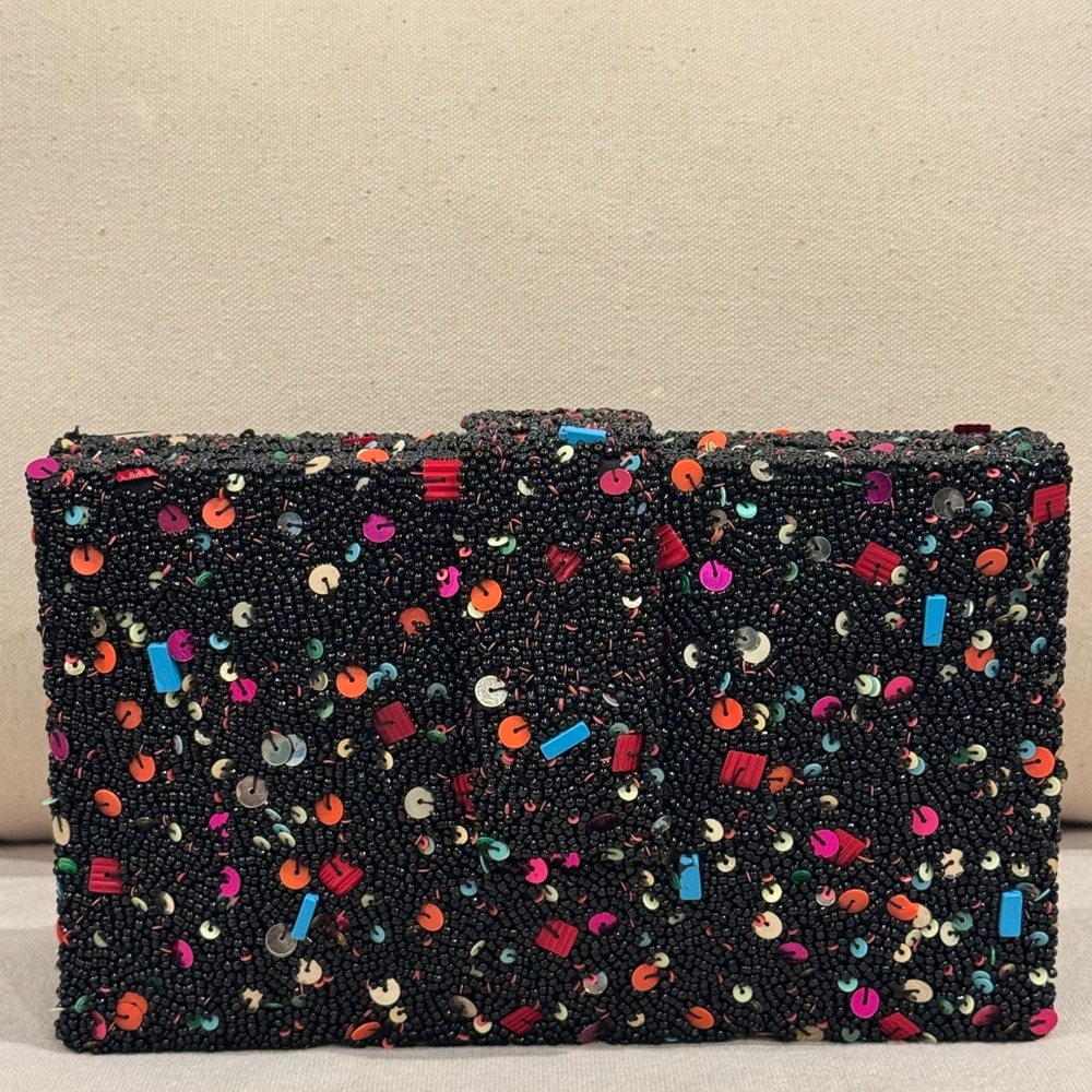 Simitri Colorful Beaded Clutch
